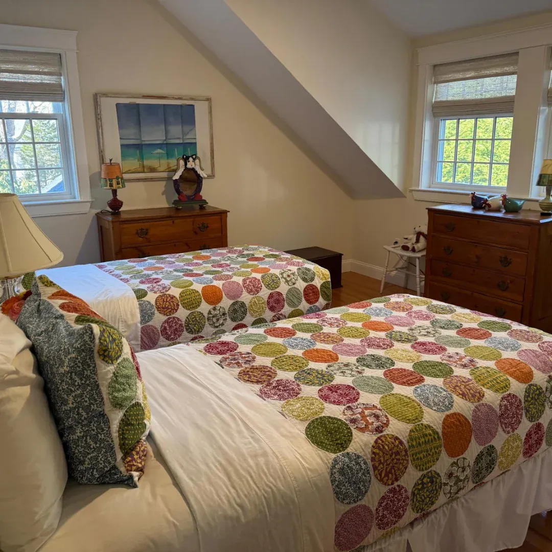 Spotless bedroom cleaned by Sentinel Cleaning Company