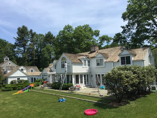 TWIN OAKS PAINTING work photo