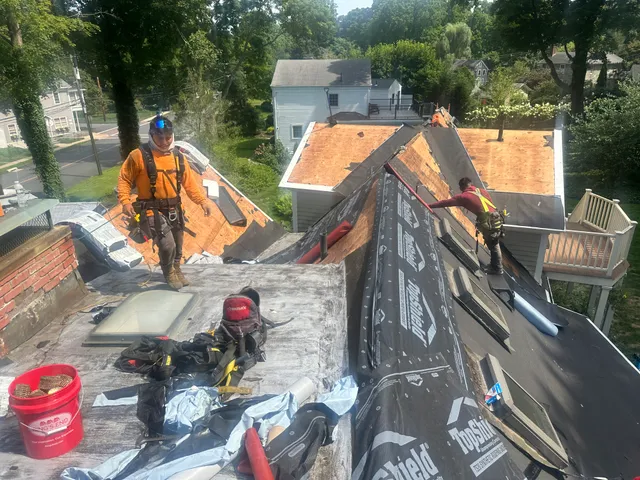 AED Roofers Water Proofers work photo