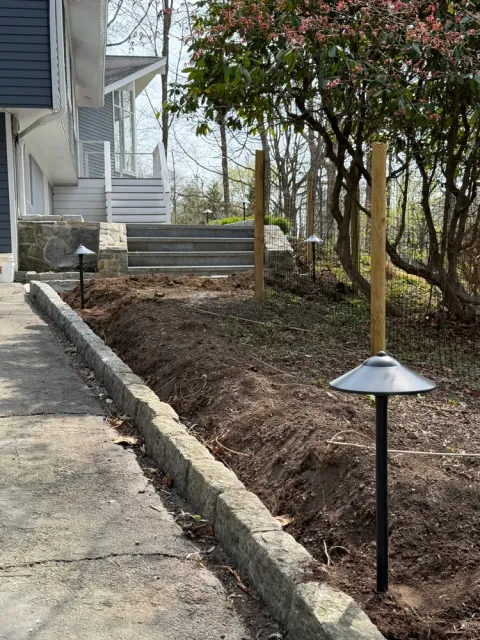 Enhance your property’s beauty, safety, and nighttime curb appeal with our Landscape Lighting service, featuring expert installation, energy-efficient fixtures, and seamless home lighting automation tailored to your lifestyle. for Dimar Technology  in Norwalk, CT