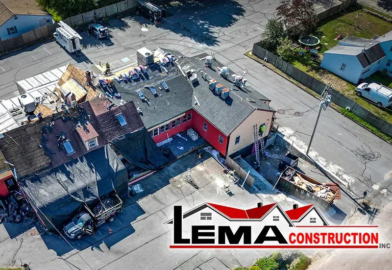 Lema Construction providing roofing services in Brockton MA