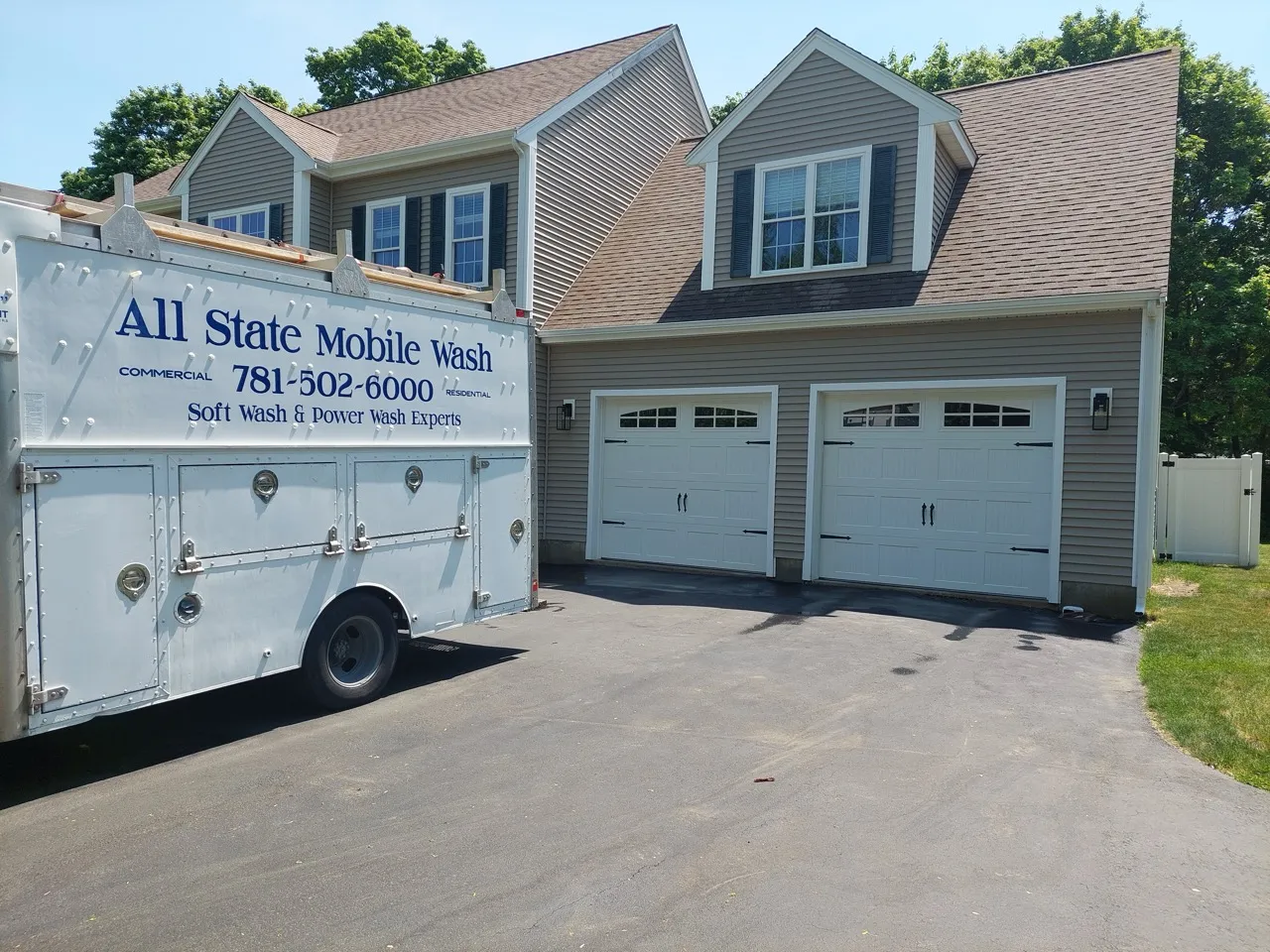 After Roof Soft Washing