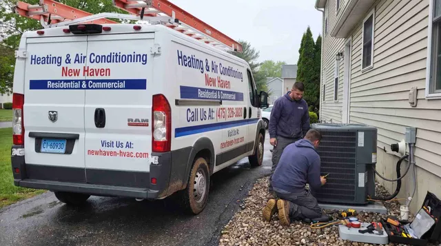 work photo from newhaven-hvac.com