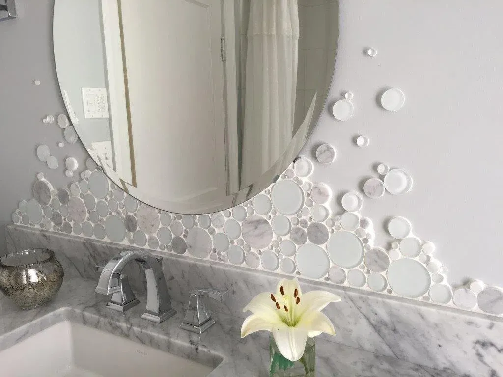 Bath Sink Backsplash