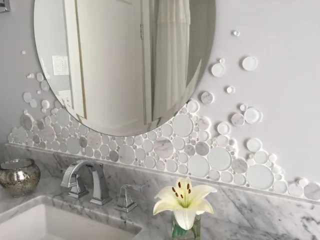 Bath Sink Backsplash