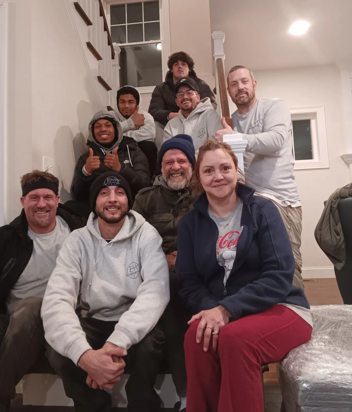 Tyler Trefrey and the Eastside Movers crew, Franklin Massachusetts