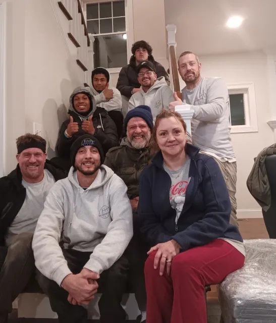 Tyler Trefrey and the Eastside Movers crew, Franklin Massachusetts