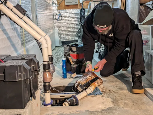 Budget Dry Basement Waterproofing work photo