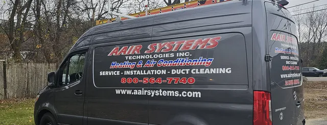 AAir Systems HVAC technician working on a heat pump system