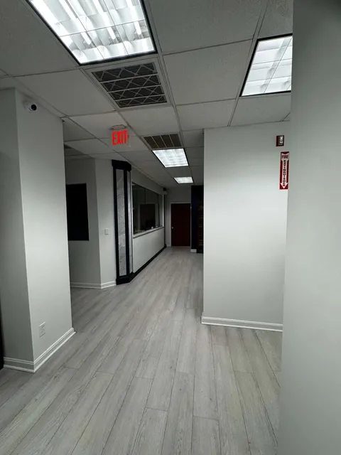 Finished commercial interior lighting