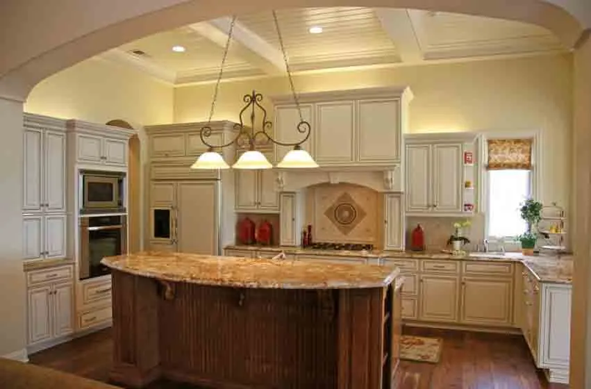 Dining Area With Hanging Lamp — Worcester County, MA — Cassa Kitchen & Bath Design & Remodeling Center