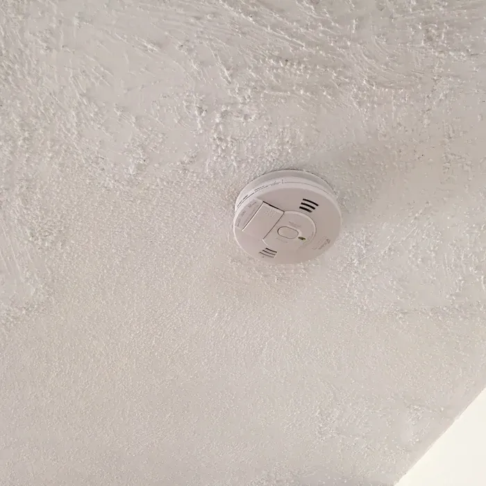 Smoke/CO detector installed on ceiling