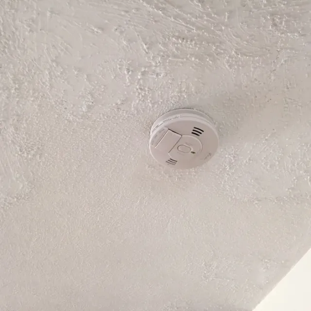Smoke/CO detector installed on ceiling