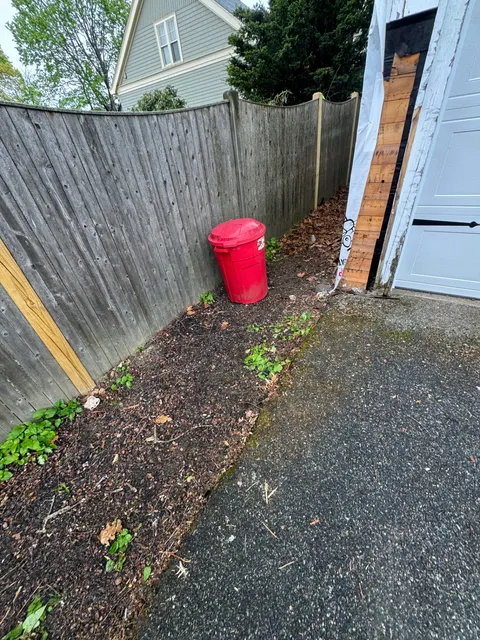 Side Yard Debris Removal — after
