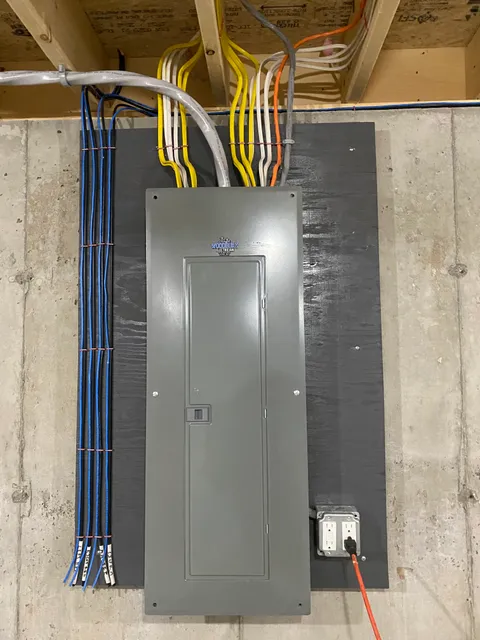 Justin Woodbury Electrician work photo