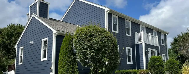 home with new siding from absolute construction