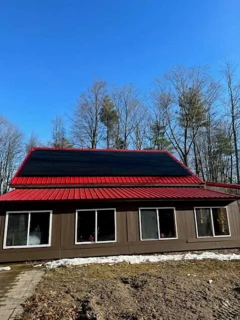 Solar on Metal Roof, York County, ME, Atlantic Electrical Services