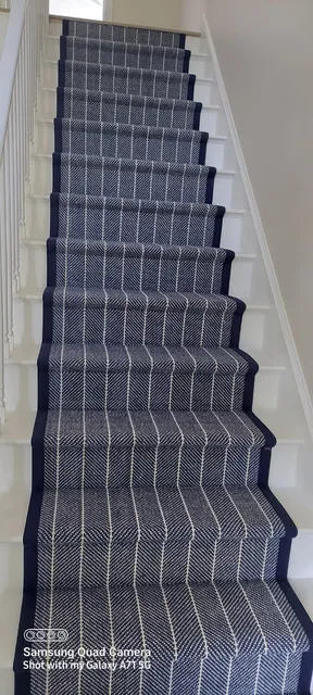 Quality carpet stair work in Ashland, MA from Framingham Carpet Center