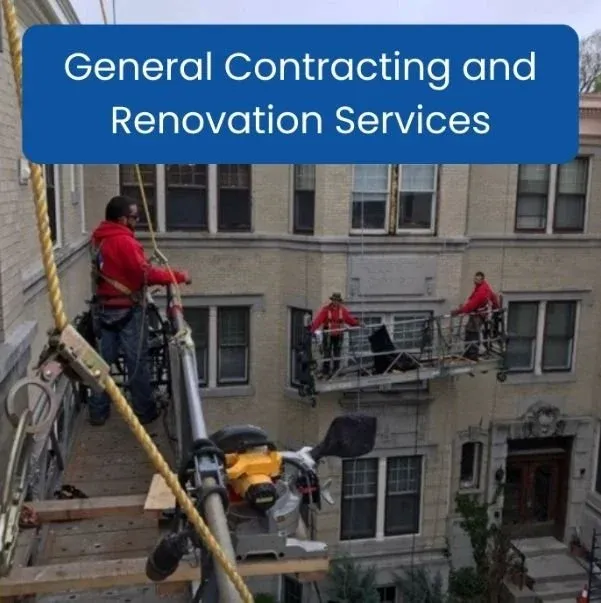 We are a contracting company that also offers building and home renovation services.