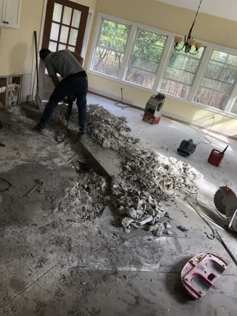 Concrete trenching in Kennebunk, ME