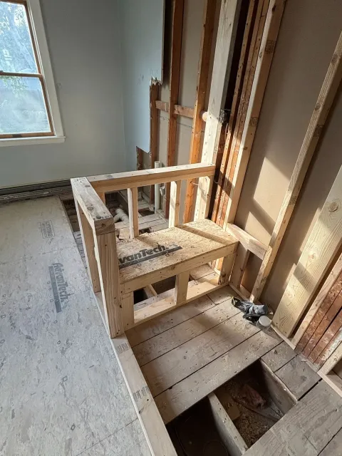 Master bath renovation in Watertown, MA