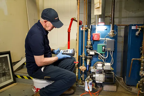 boiler tune up service for residential heating system