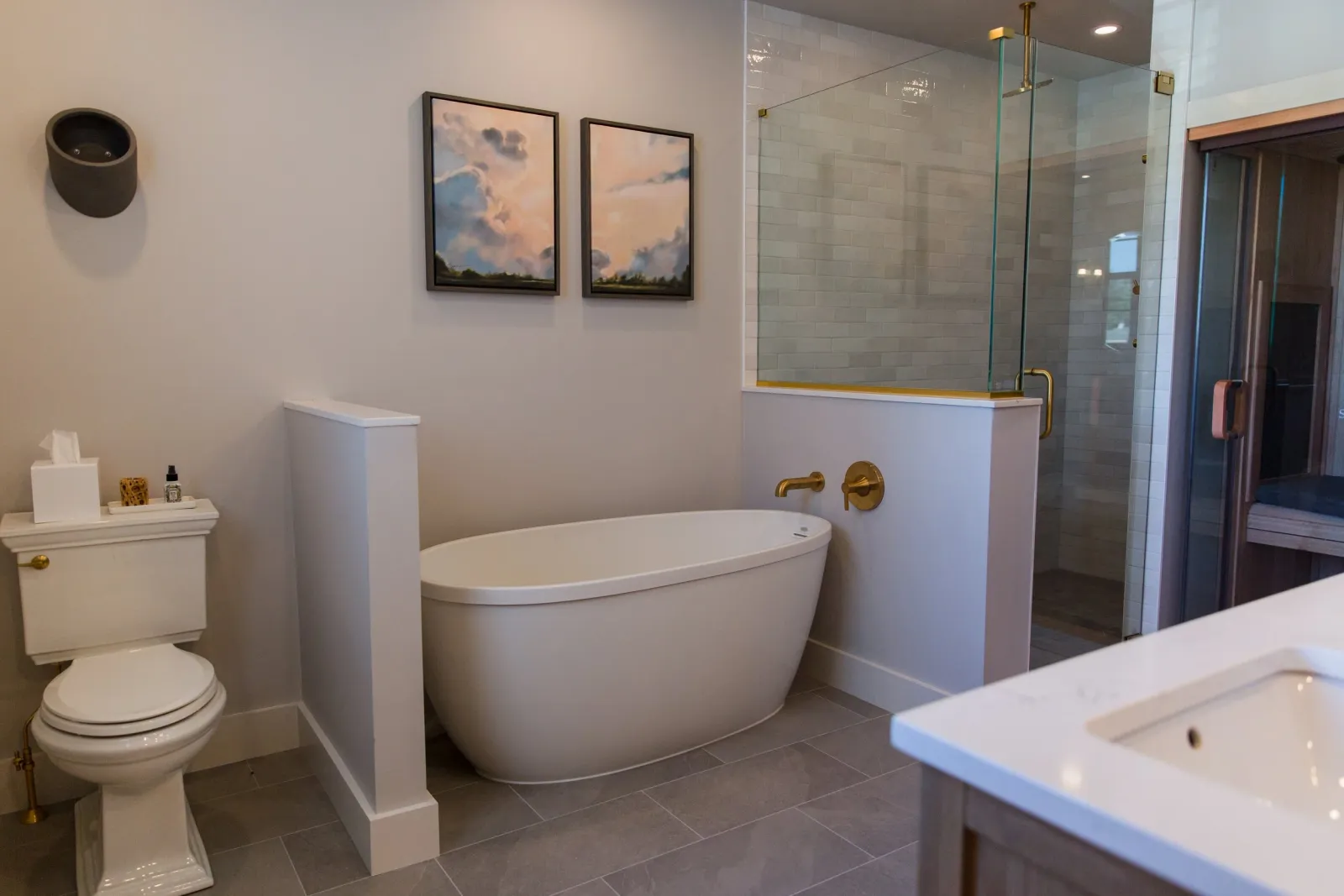 bathtub and shower