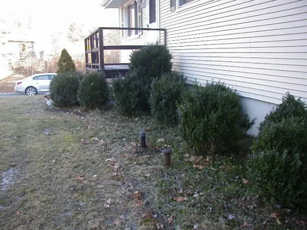 Fuel tank buried in front yard