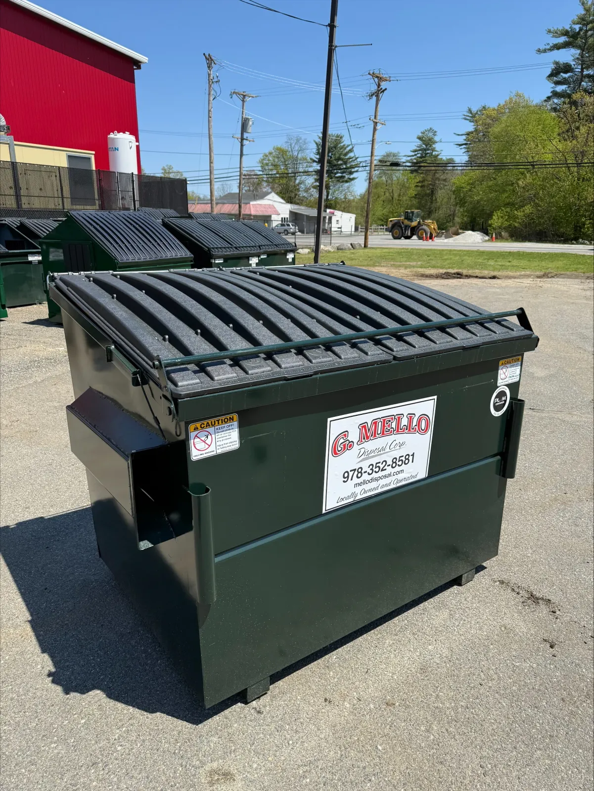 G. Mello front-load dumpster