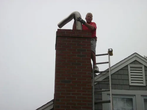 work photo from oldtymechimneysweep.com