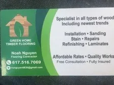 Green home timber inc logo