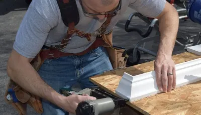 nailing trim molding