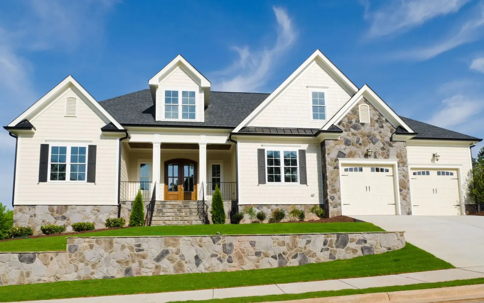 House with white siding