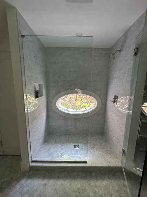 Warm Marble Bathroom