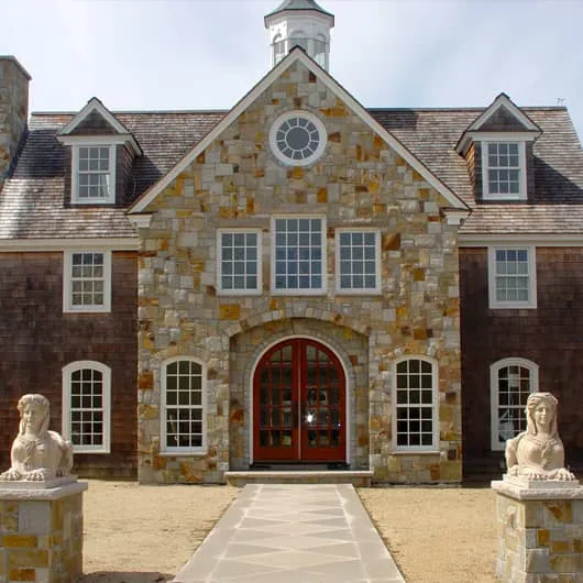 stone walls and home stone facades south shore scituate ma