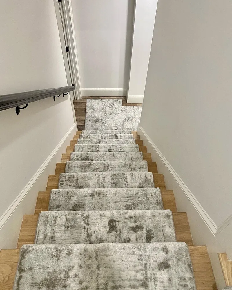 Quality carpet stair work in Holliston, MA from Framingham Carpet Center