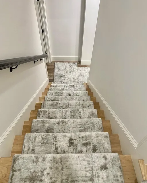 Quality carpet stair work in Holliston, MA from Framingham Carpet Center