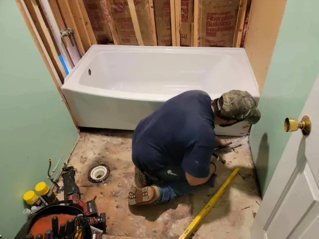 work photo from drewgplumbing.com