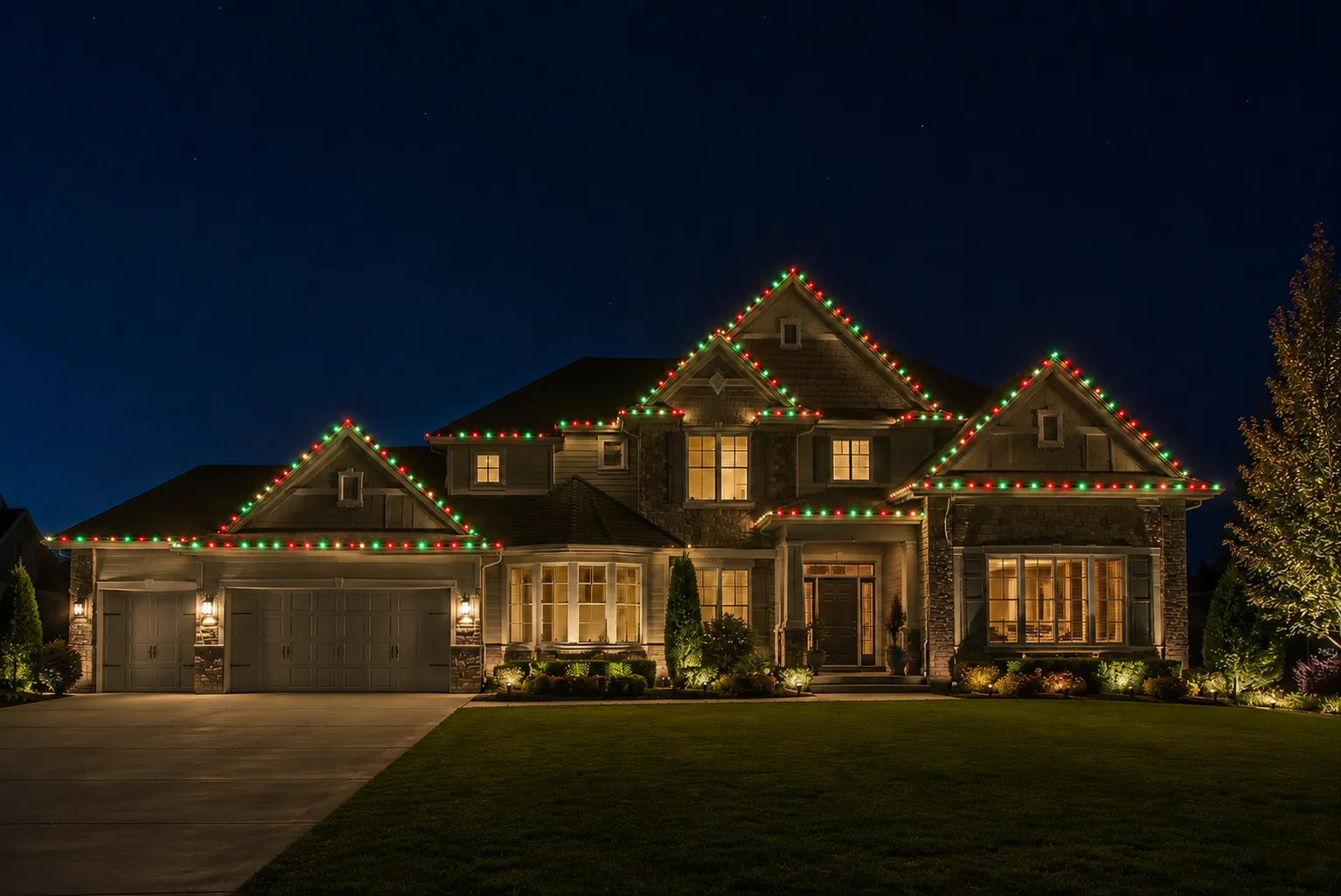 Christmas Light Installation