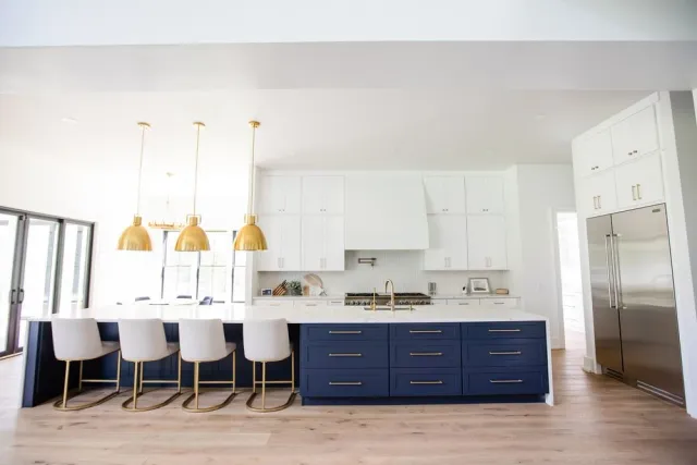 after image of modern kitchen
