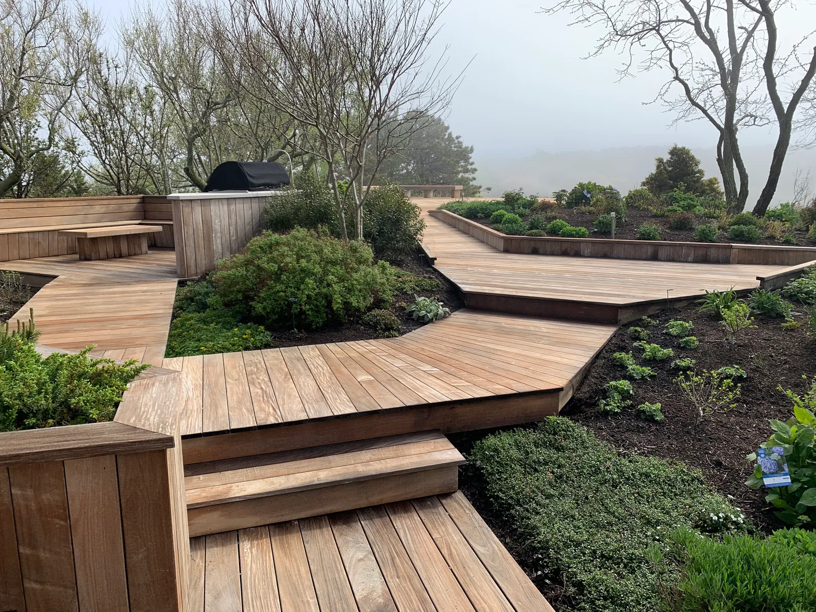 deck walkways after wash