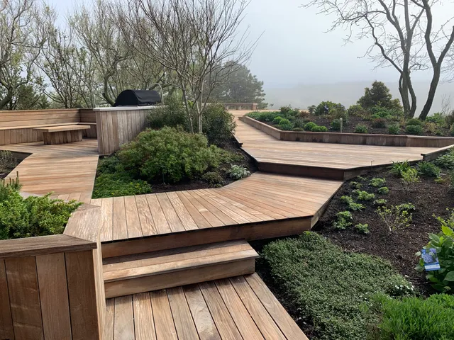 deck walkways after wash