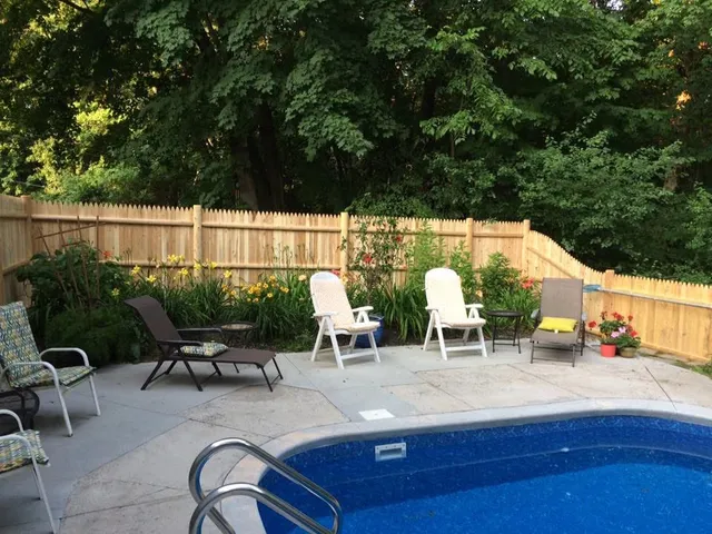 Privacy Fence Installation - Pool Area - After