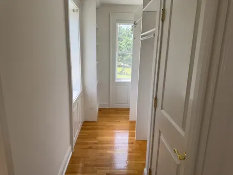 A vacuumed hallway with wiped skirting boards
