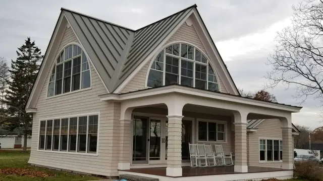 Beautiful Standing Seam Aluminum Roof in Cape Neddick, ME