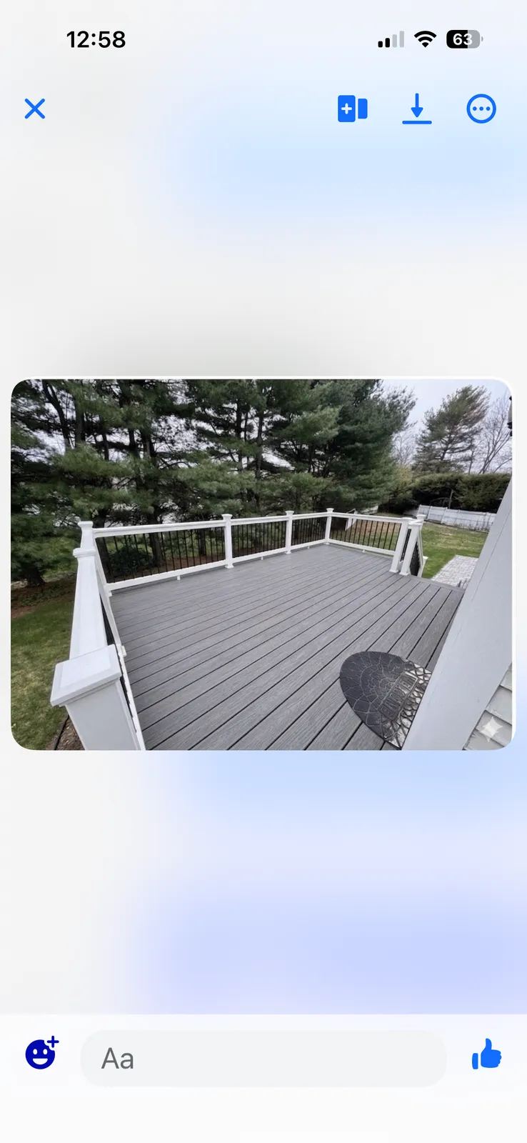 work photo from Google listing