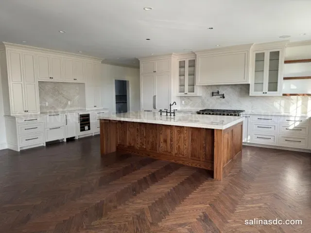 Custom cabinetry built by Salinas Design and Construction in Weston, Connecticut