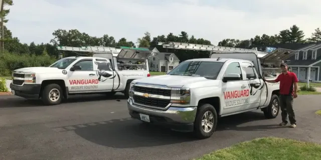 Vanguard Wildlife Services Branded trucks