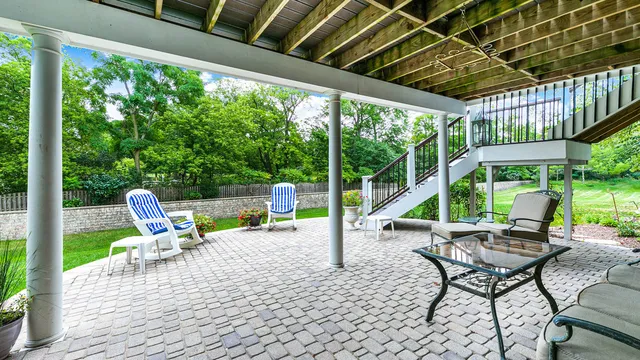Patio under Deck in Norfolk, MA