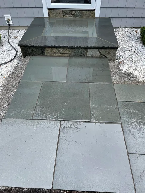 A and A Masonry Co. - Stamped Concrete Patios - Walkways - Retaining Walls - Stone Veneers researched project photo